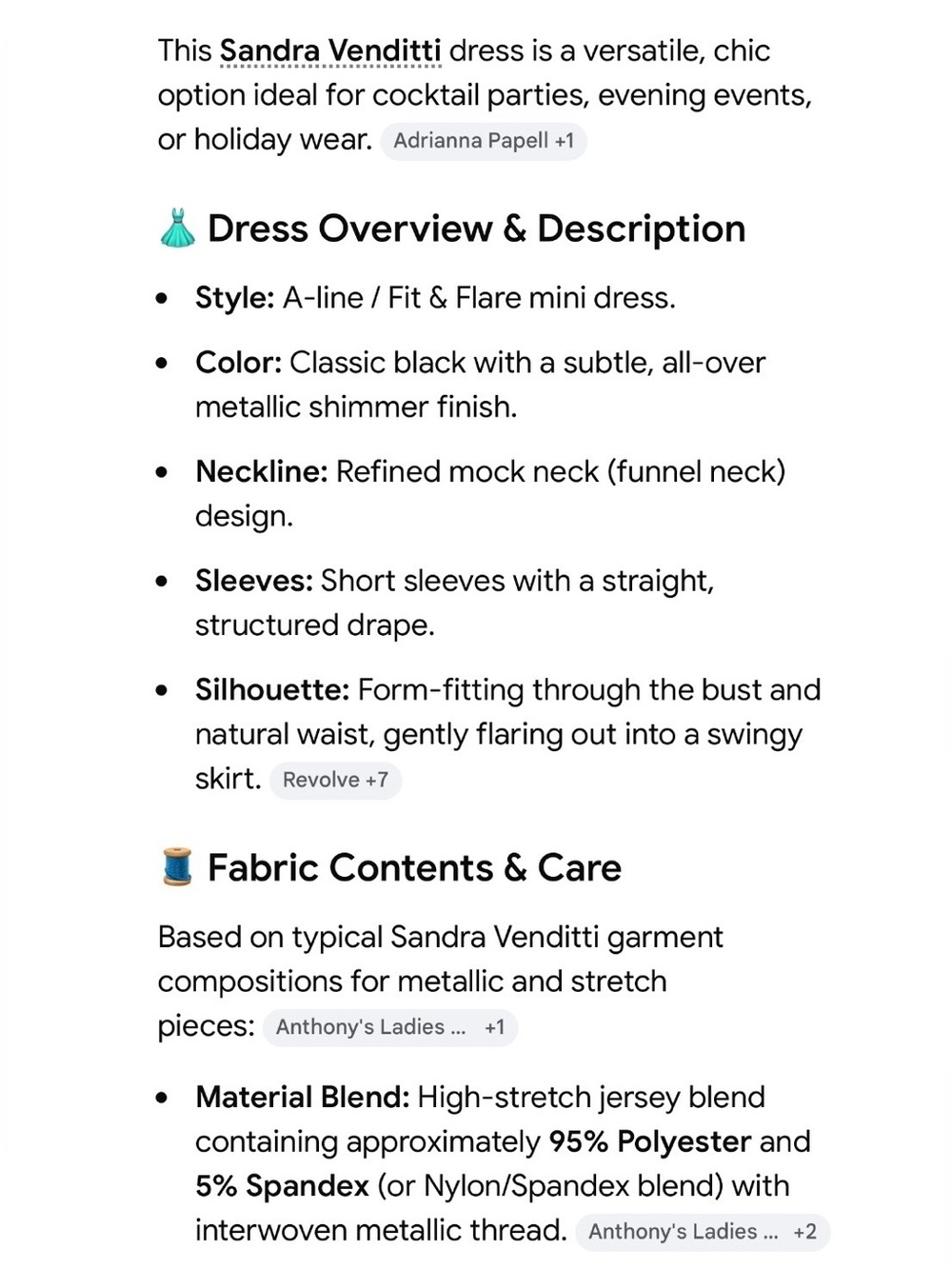 2 for $30 | Classic Black Short-Sleeve Midi Dress with Mock Neck - Picture 3 of 15